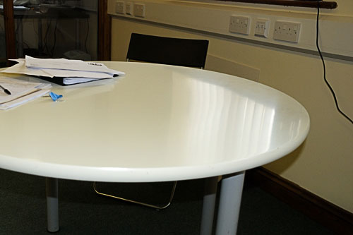 Office table used for meetings